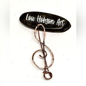 HAND CRAFTED Montana Agate Wire Wrapped Copper Pendant Necklace, Handmade